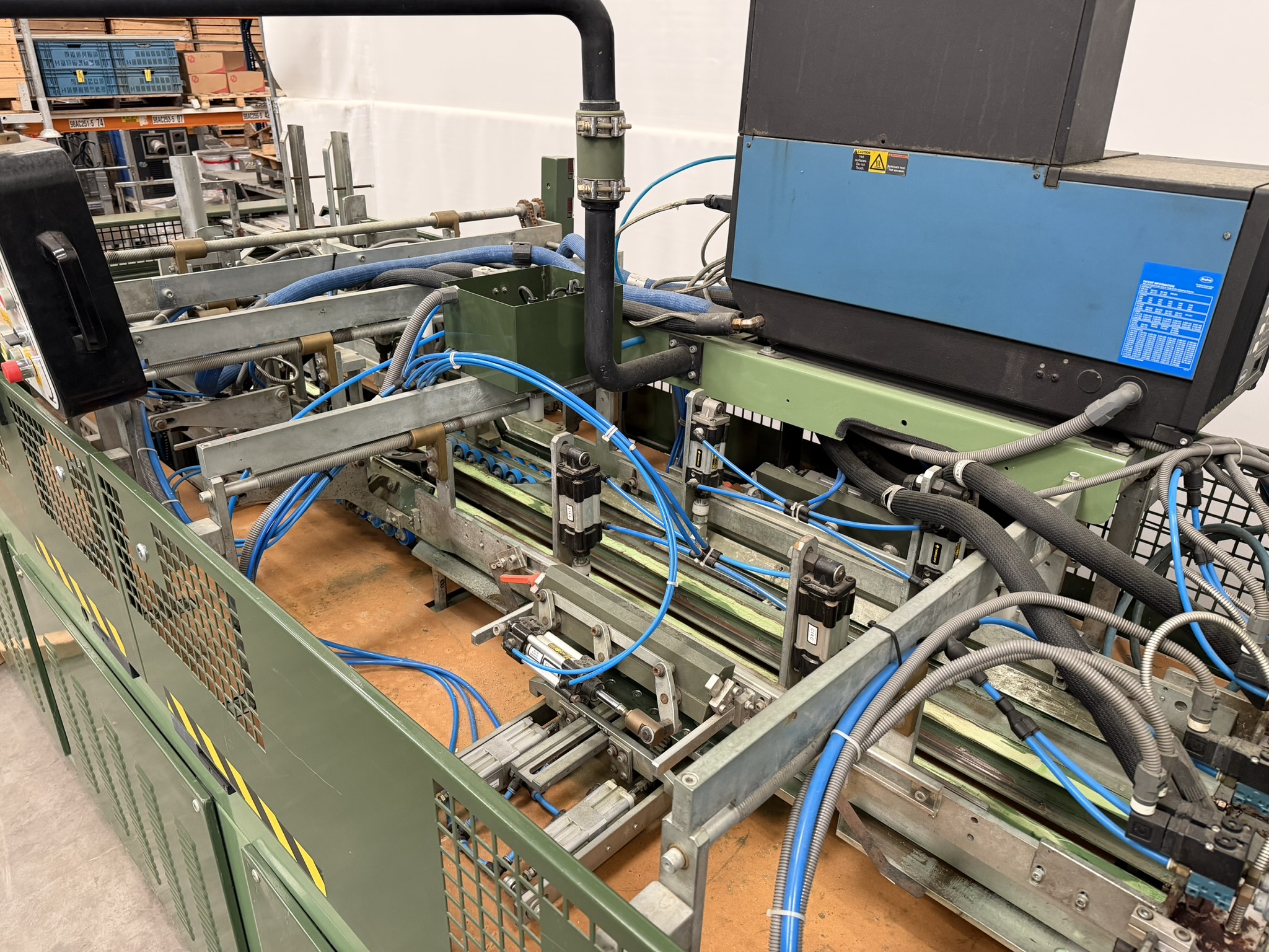 Boix dozenopzetmachine incl. stapel/uitvoer unit