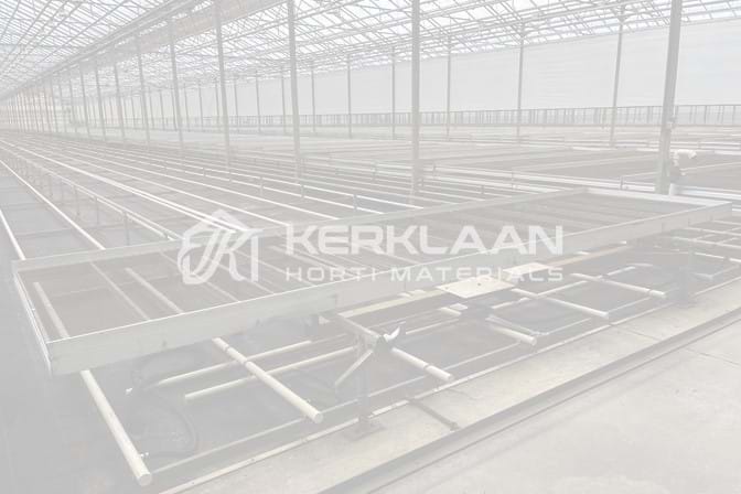 Aluminium mobile containers with mesh bottom