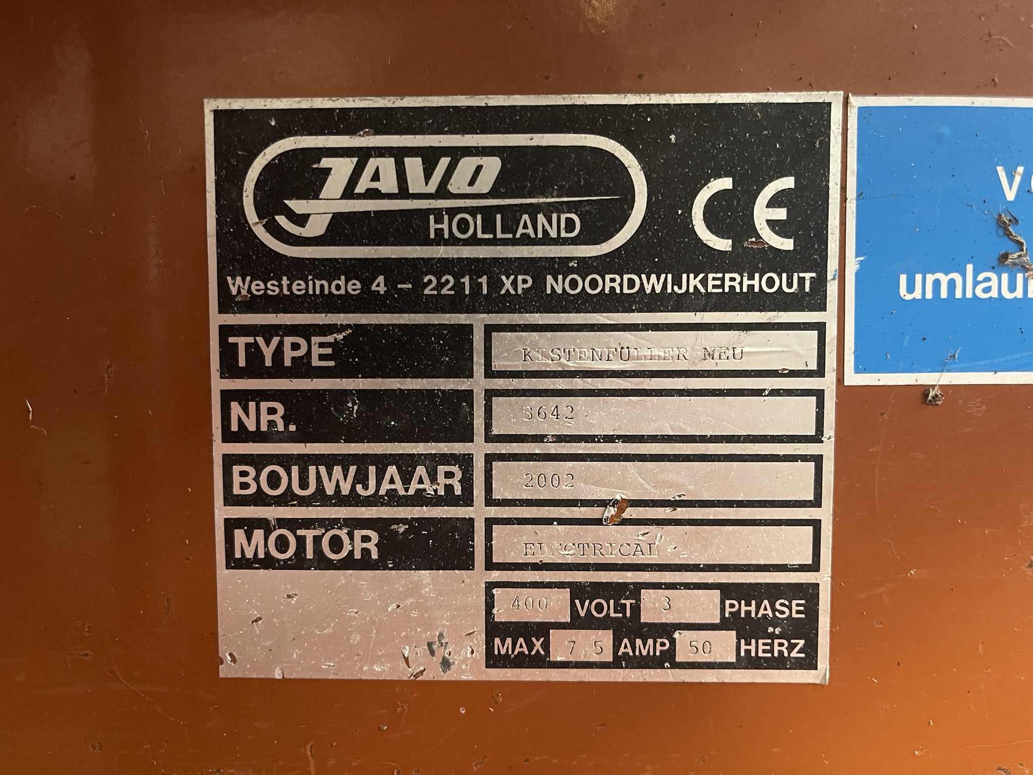 Javo Combi-tray-filler