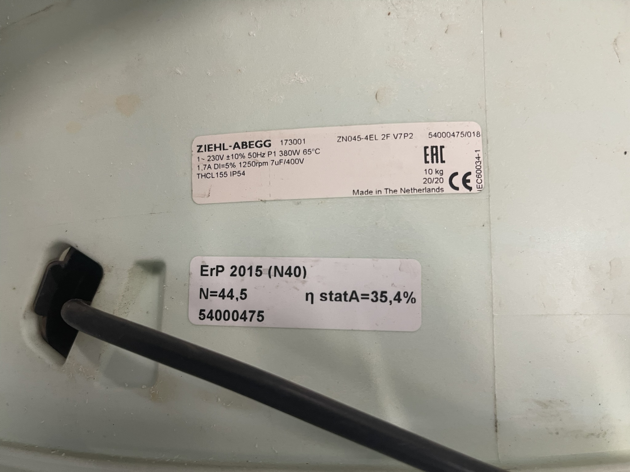 Ziehl Abegg ventilatoren