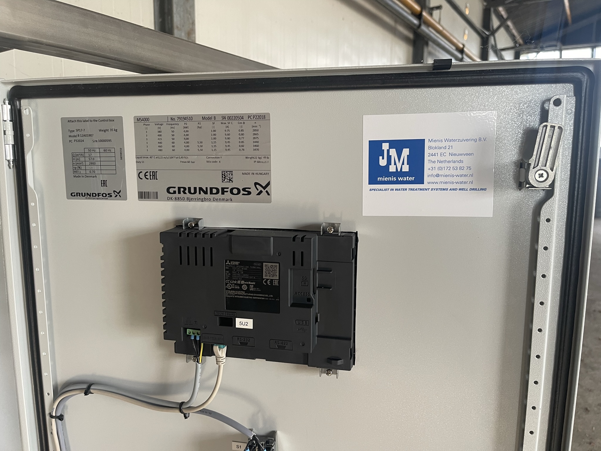 Mienis omgekeerde osmose installatie