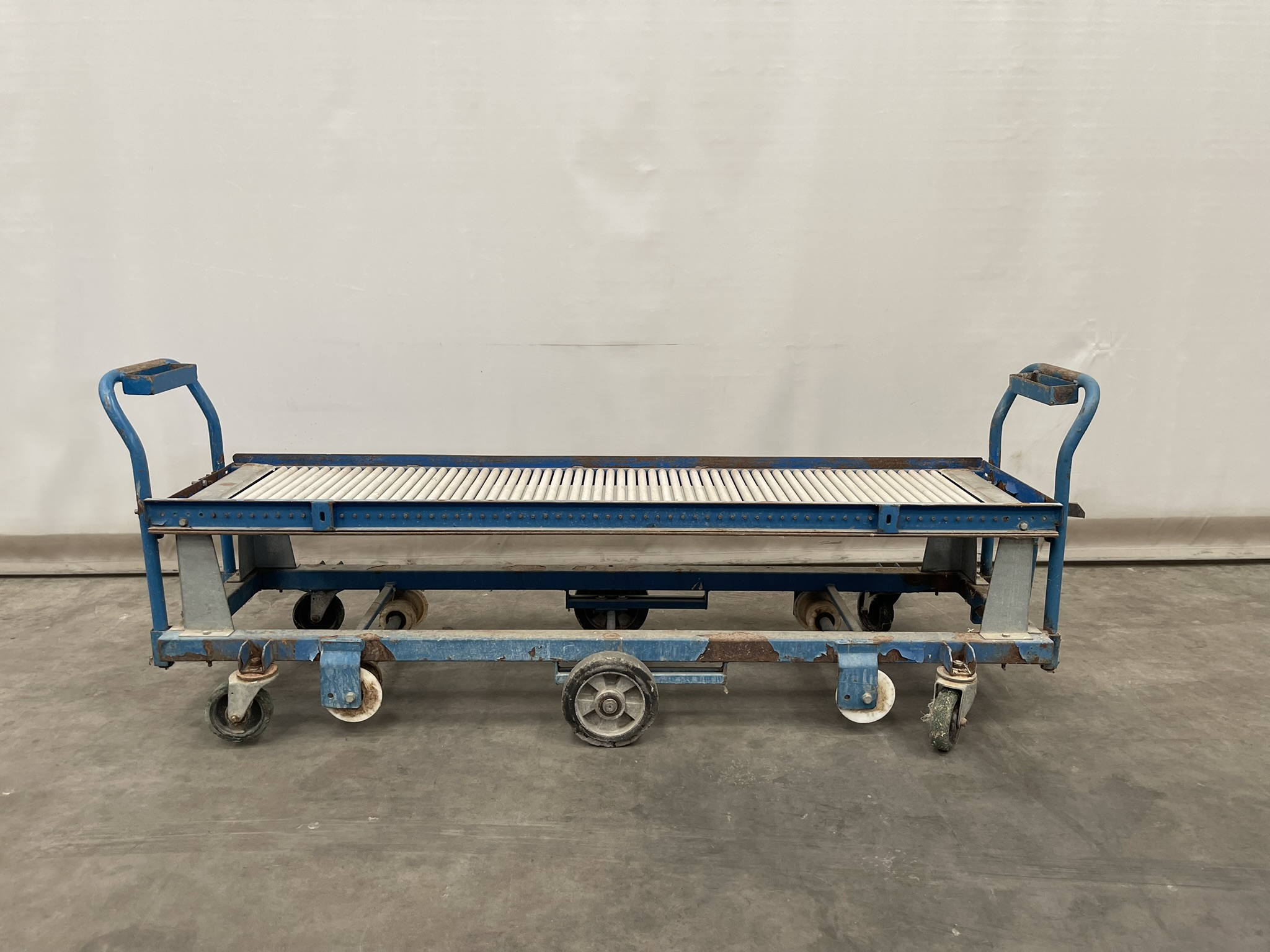 Koppelbare buisrail oogstwagens