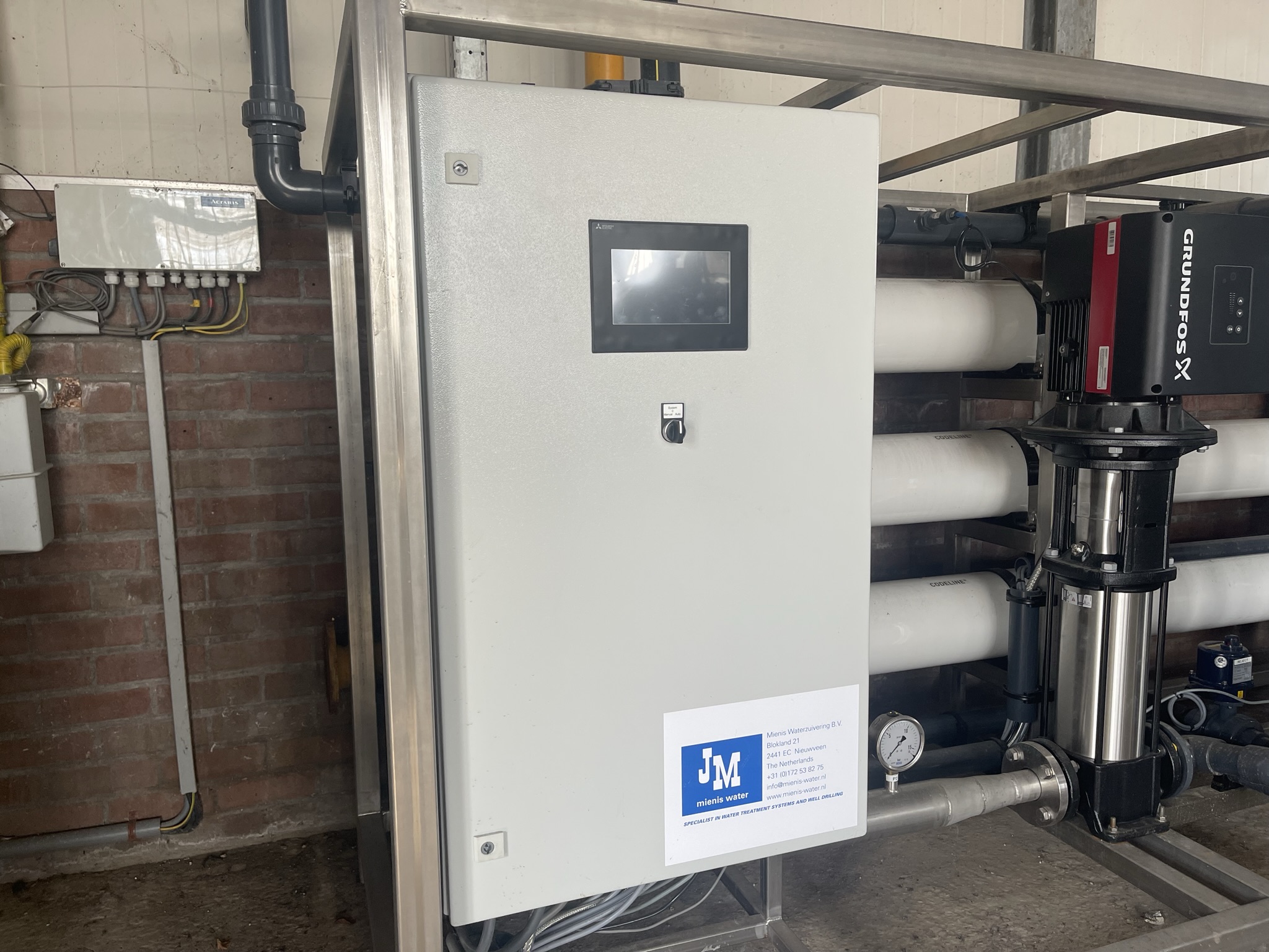 Mienis omgekeerde osmose installatie