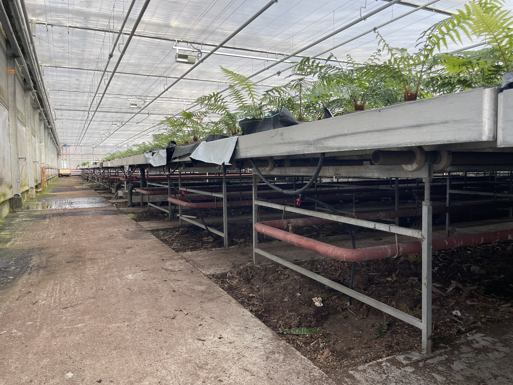 Aluminium rolling tables with ebb and flow bottoms