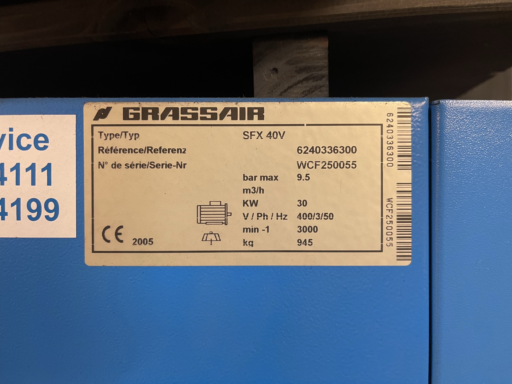 GrassAir screw compressor system