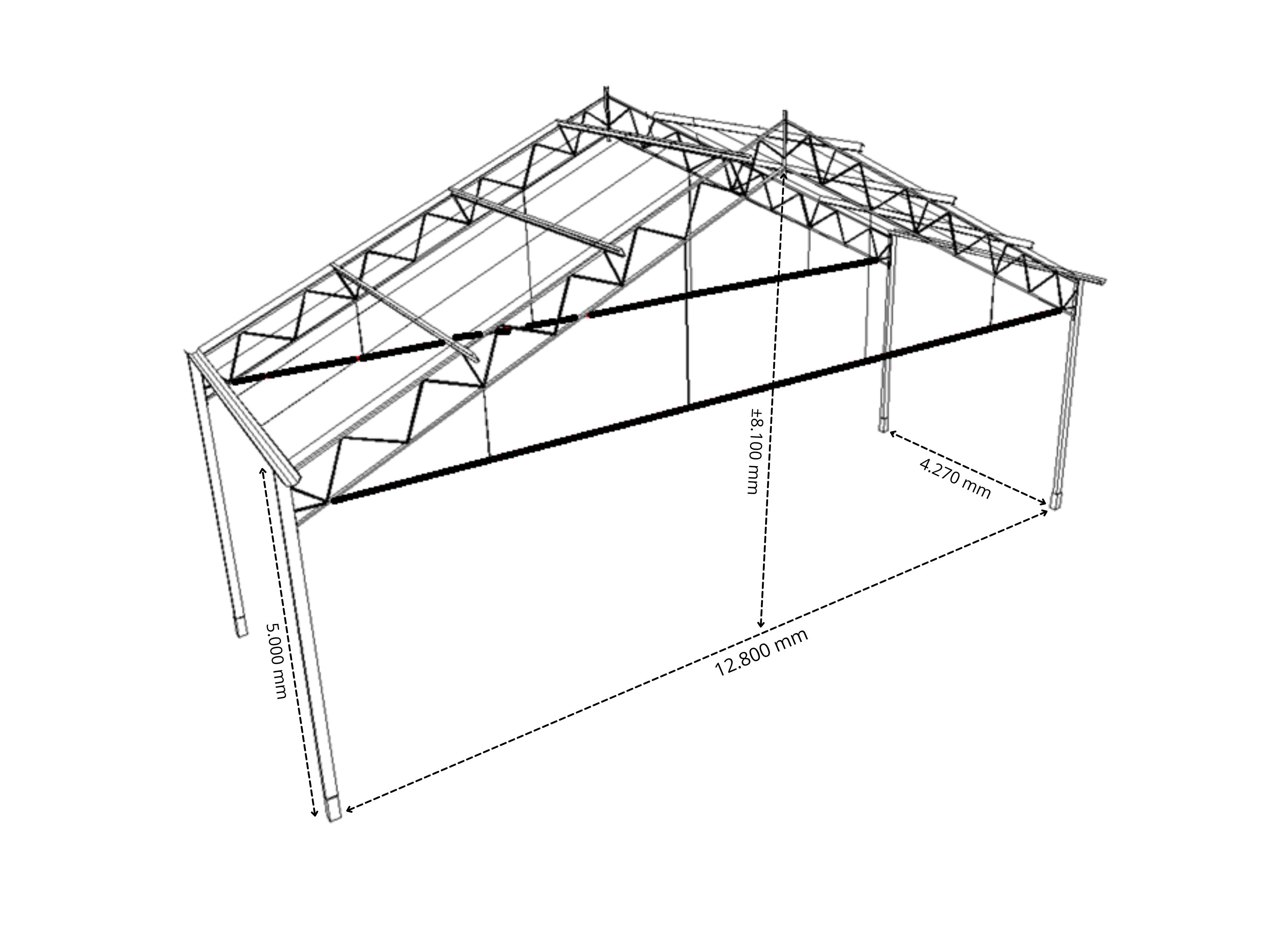 Steel construction 328 m²