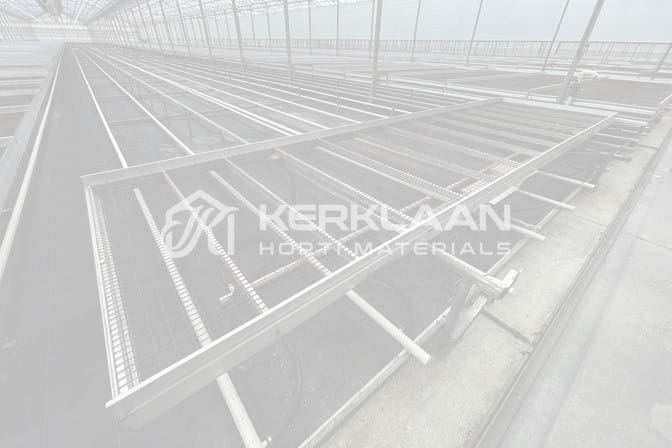 Aluminium mobile containers with mesh bottom