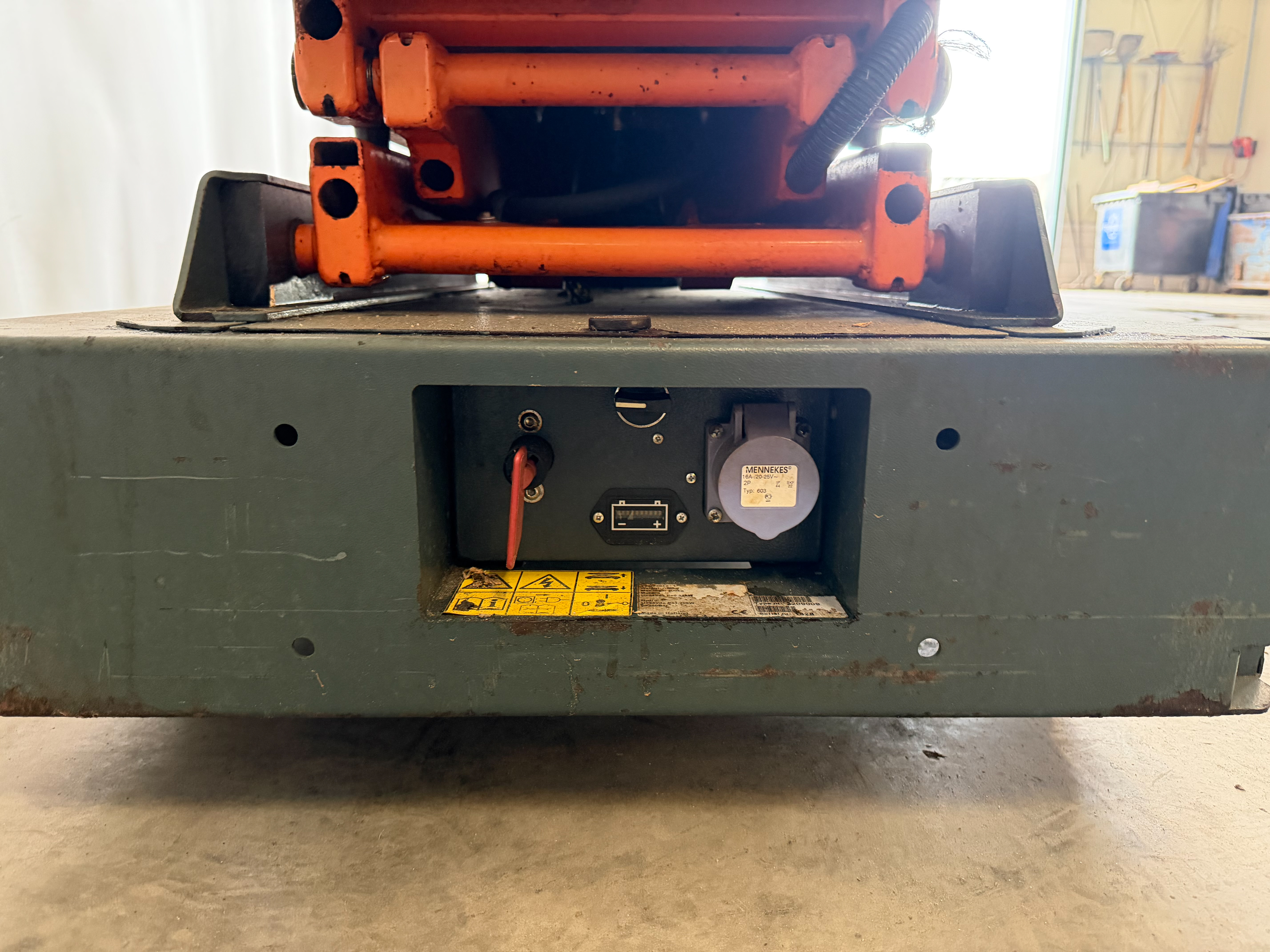 Berg buisrail hoogwerker