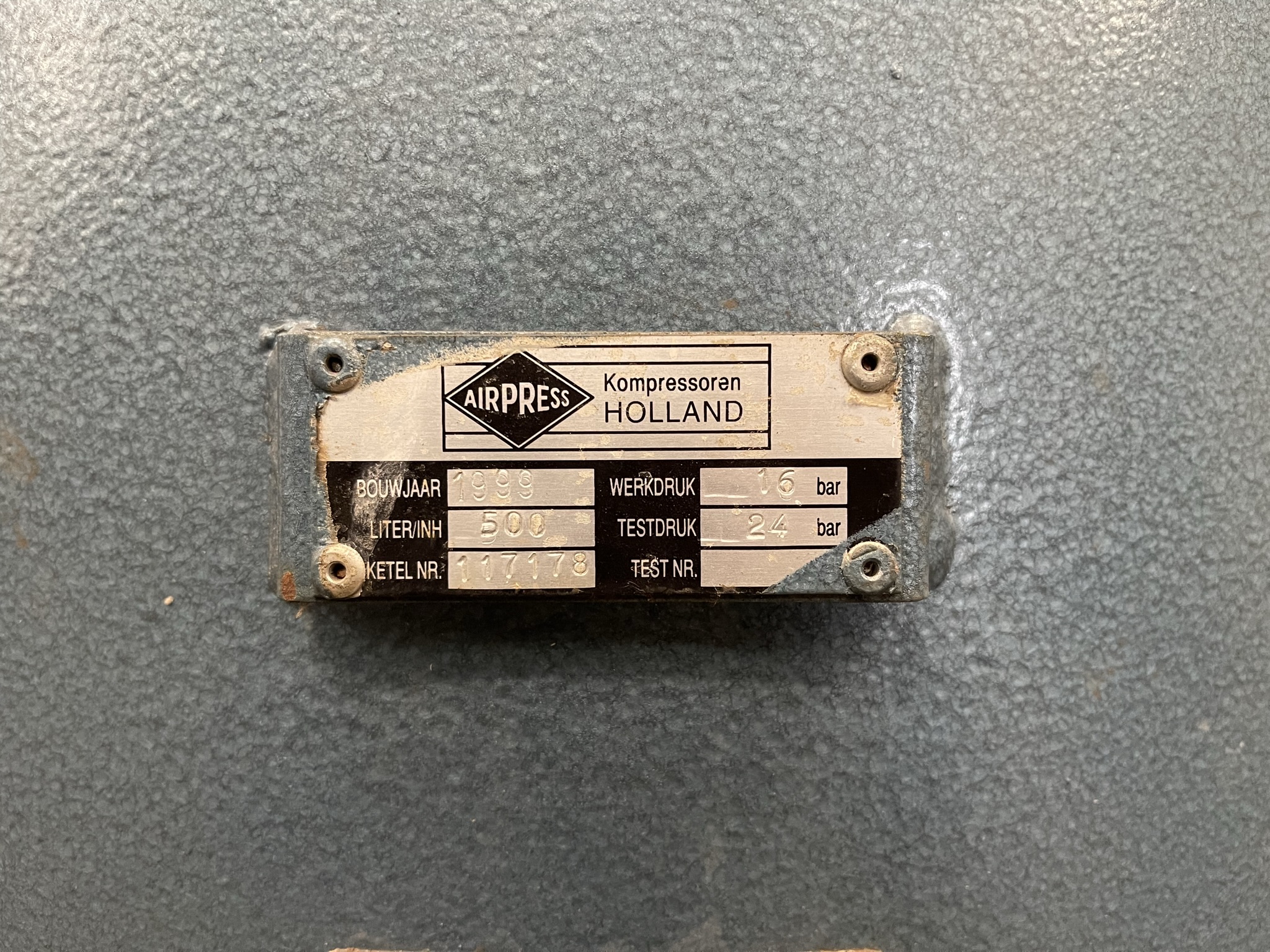 Airpress compressor tank