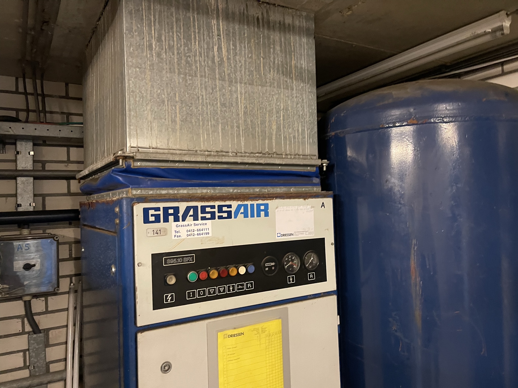 GrassAir screw compressor system