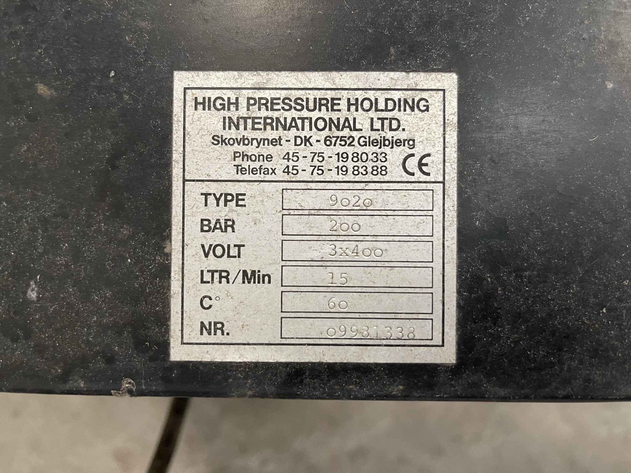 High-pressure spray cart incl. accessories