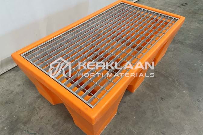 PLE plastic collection tray incl. grid