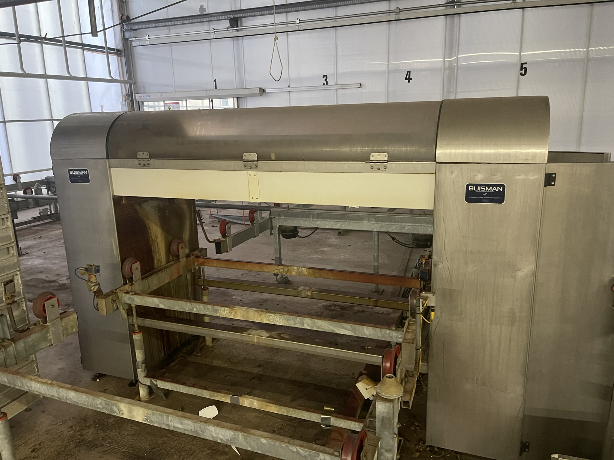 Buisman disinfection sprayer for aluminum mobile containers