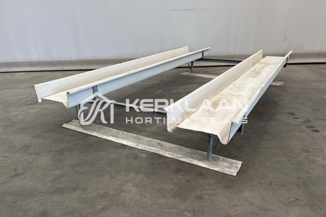 Cultivation system incl. cultivation gutter + ground supports
