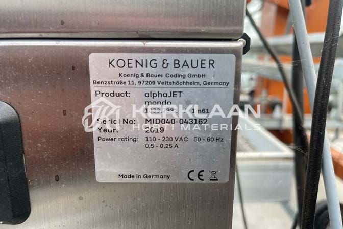 Koening & Bauer etiketprinter