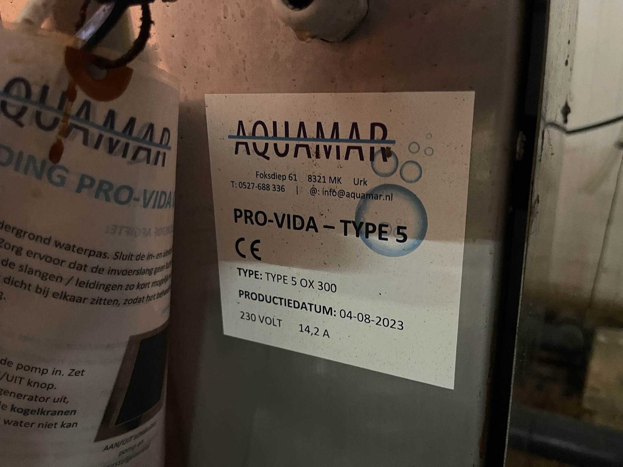 Aquamar Nanobubbel generator