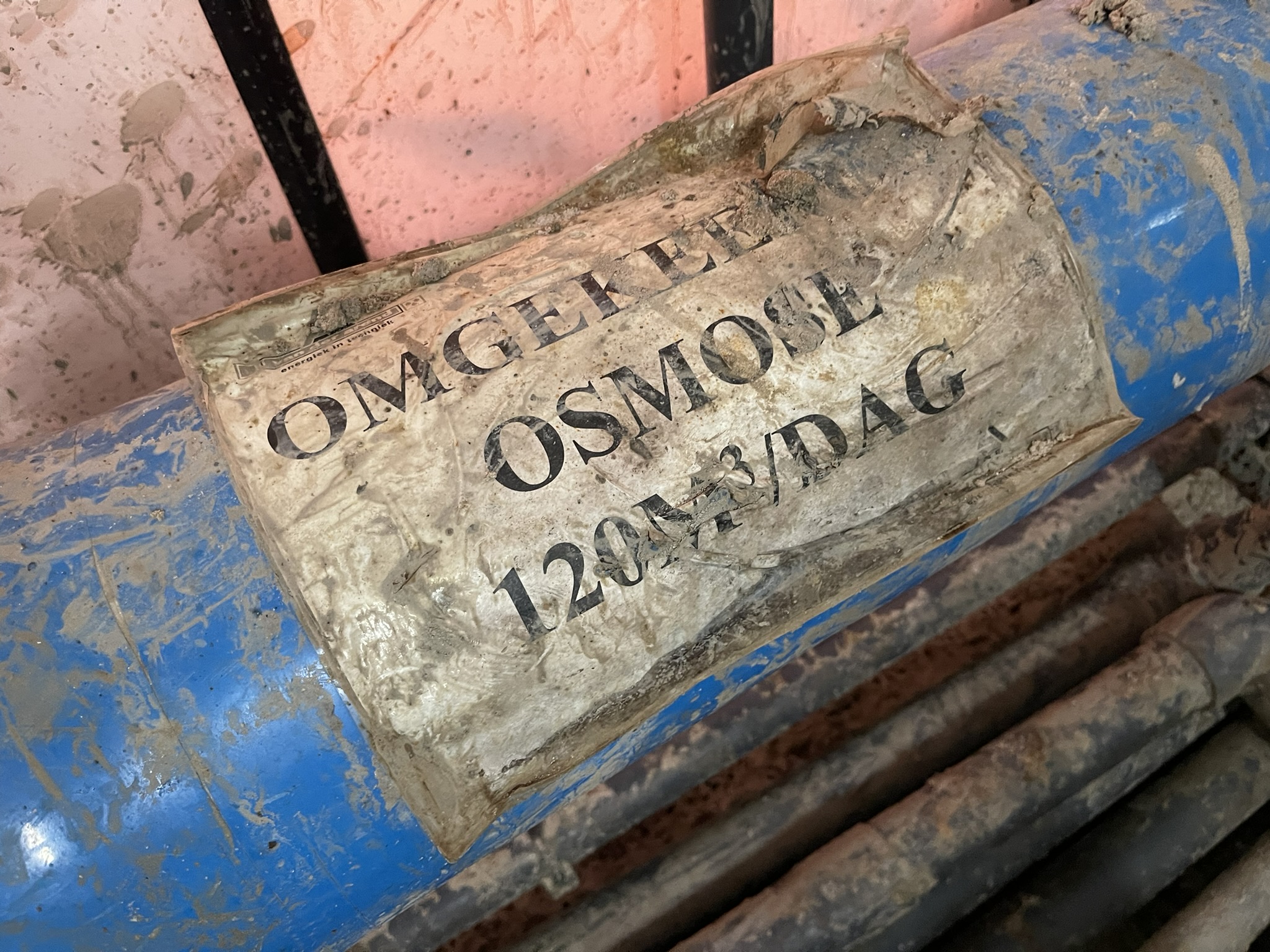 Bruine de bruin omgekeerde osmose installatie