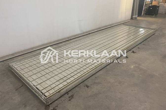 Aluminium rolcontainers met plastic eb en vloedbodem