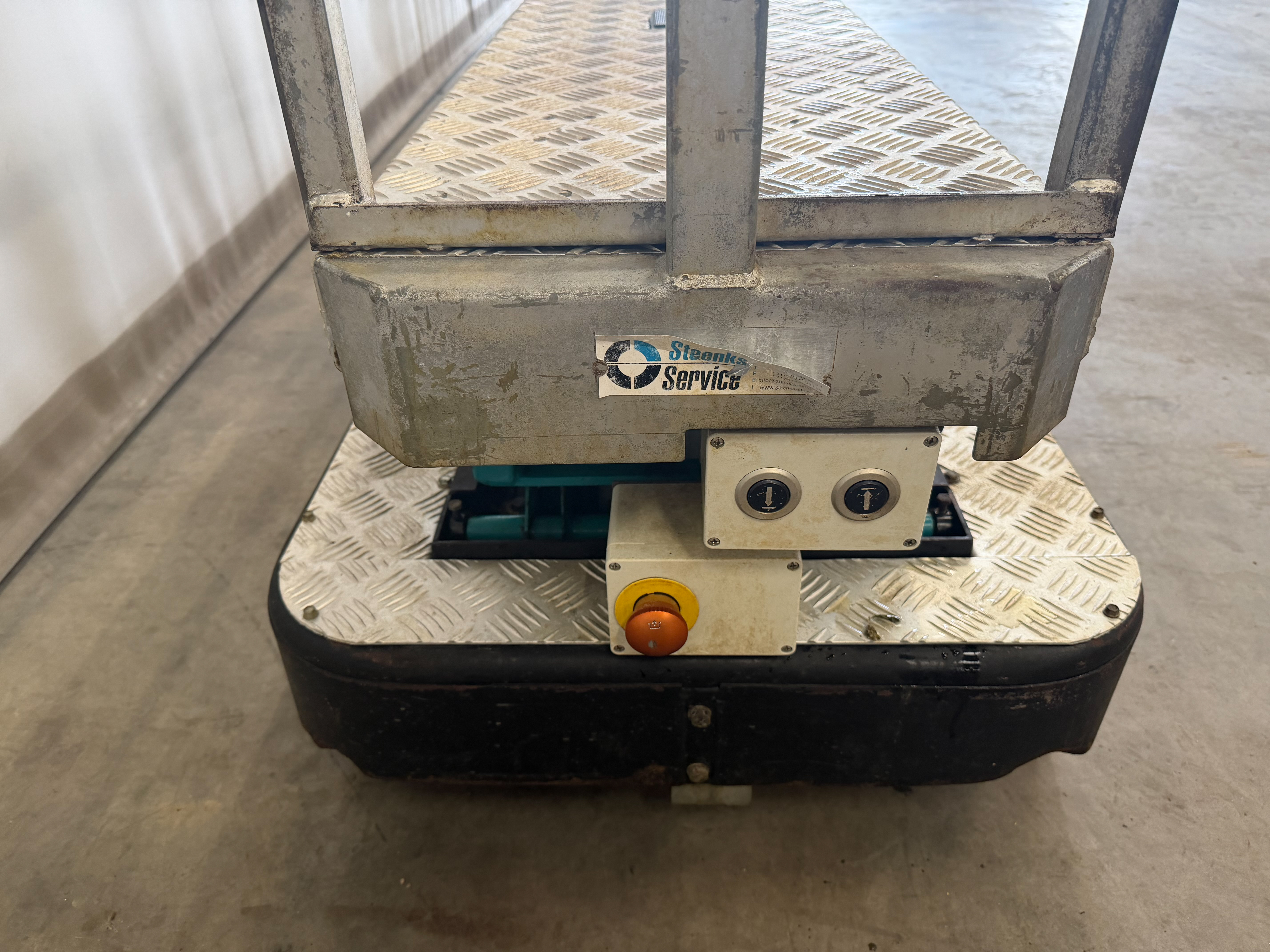 Berg buisrail hoogwerker