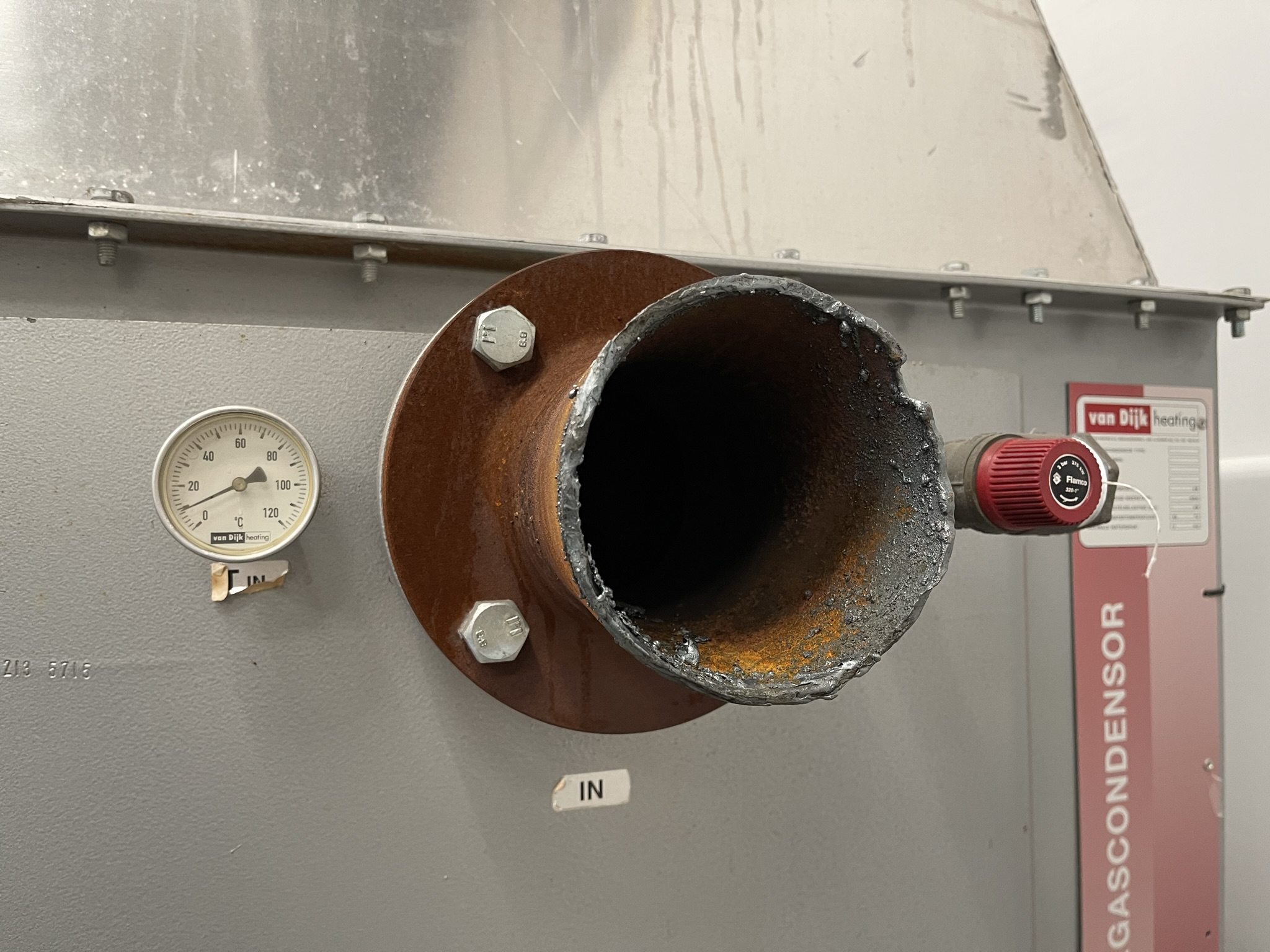 Rookgascondensor Van Dijk Heating