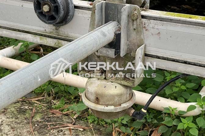 Aluminum mobile container tracks