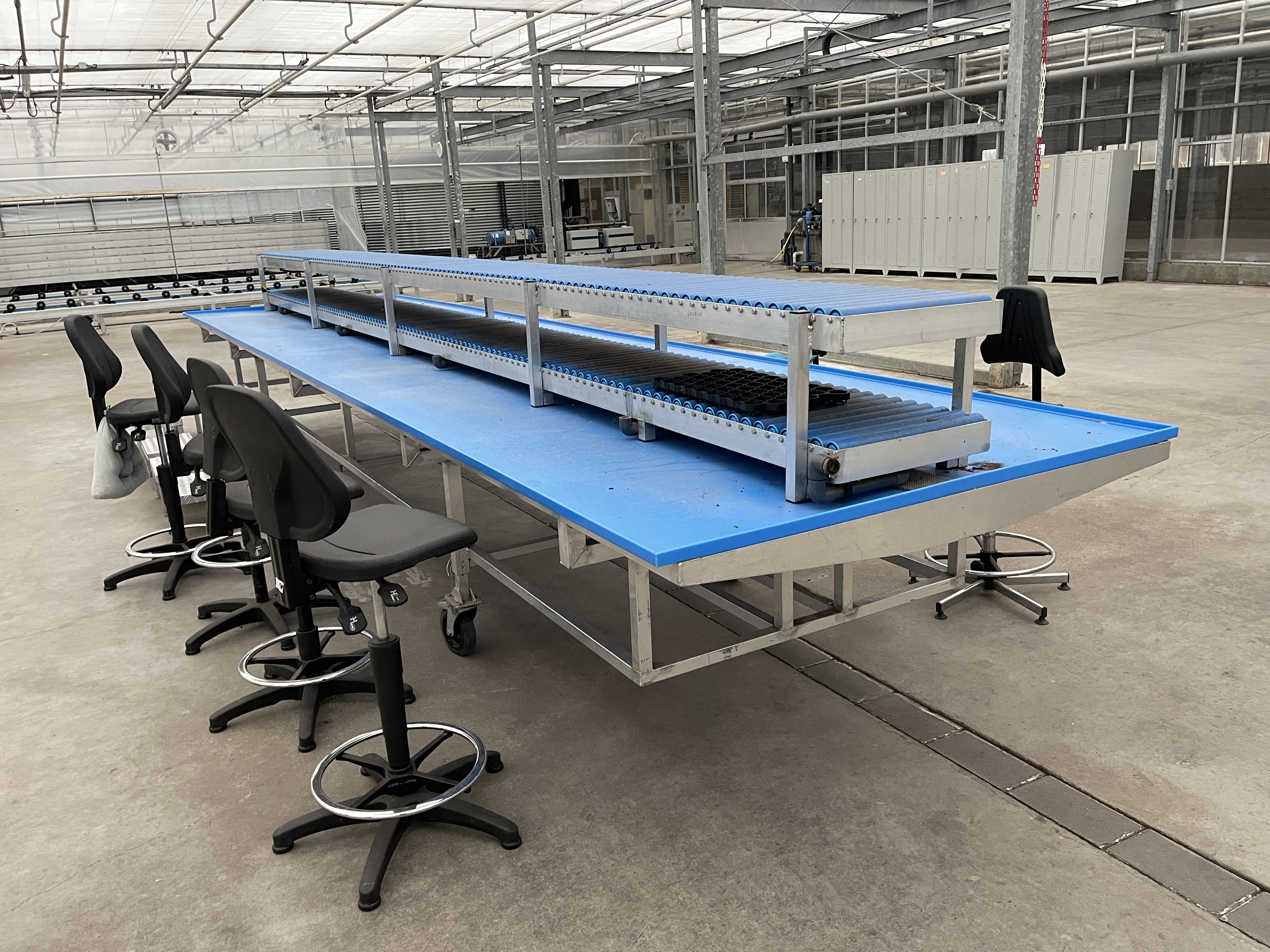 Aluminum processing table