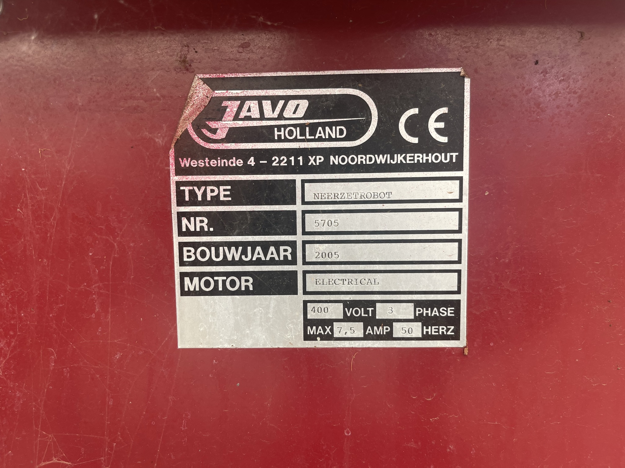 Javo Swing neerzetrobot