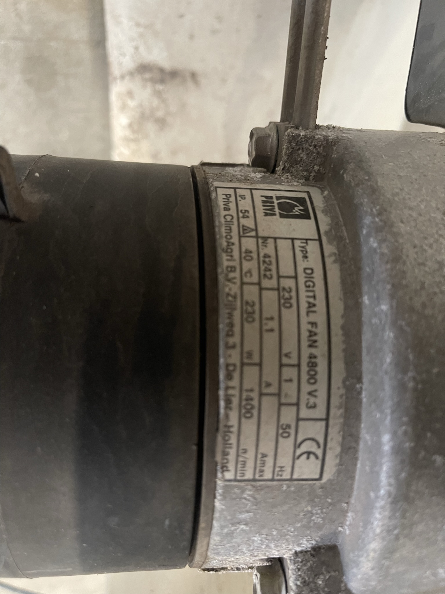 Priva PCF Digital Fan ventilators