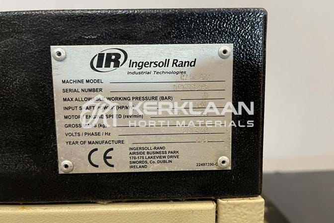 Ingersoll Rand screw compressor system