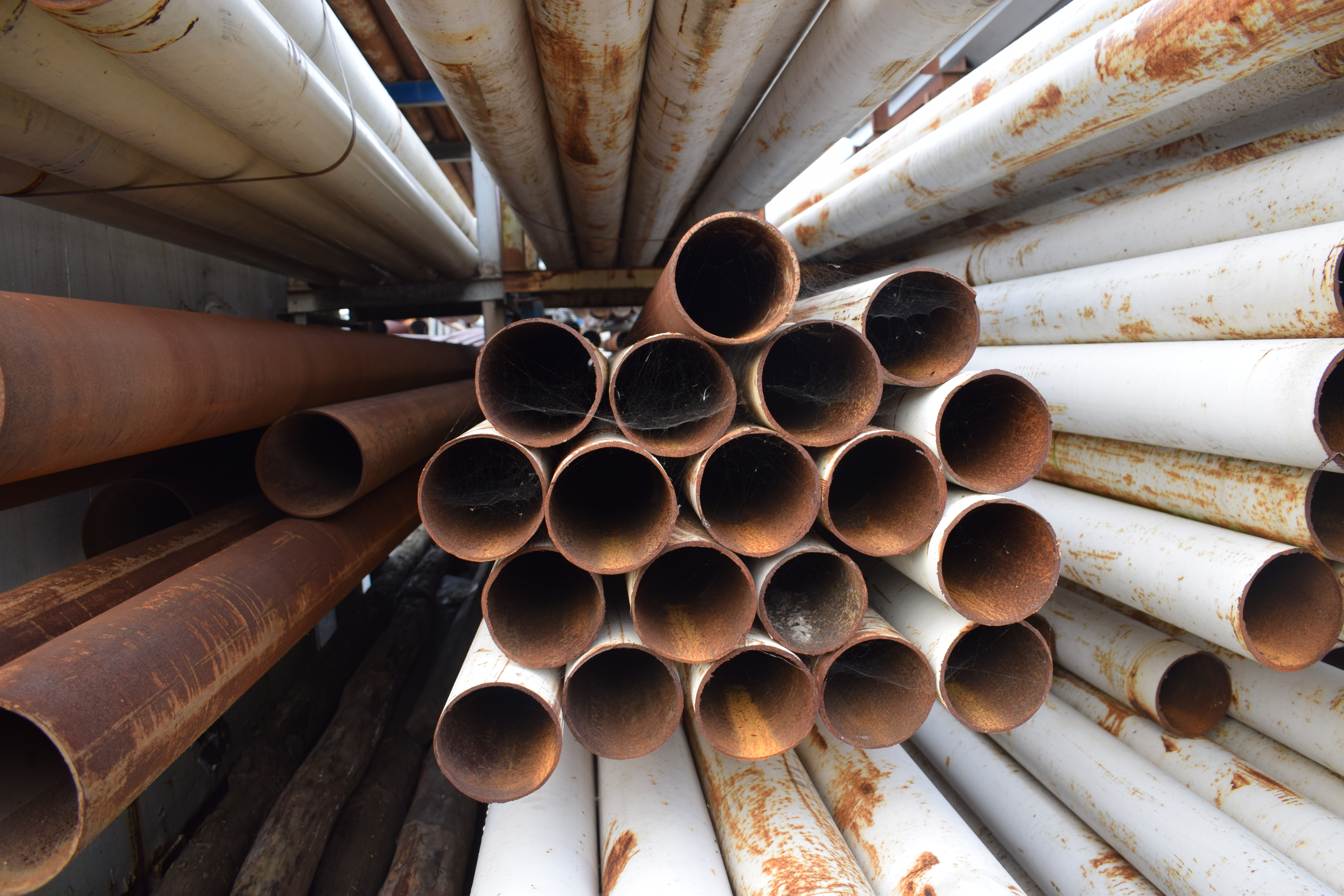 Various diameters pipe