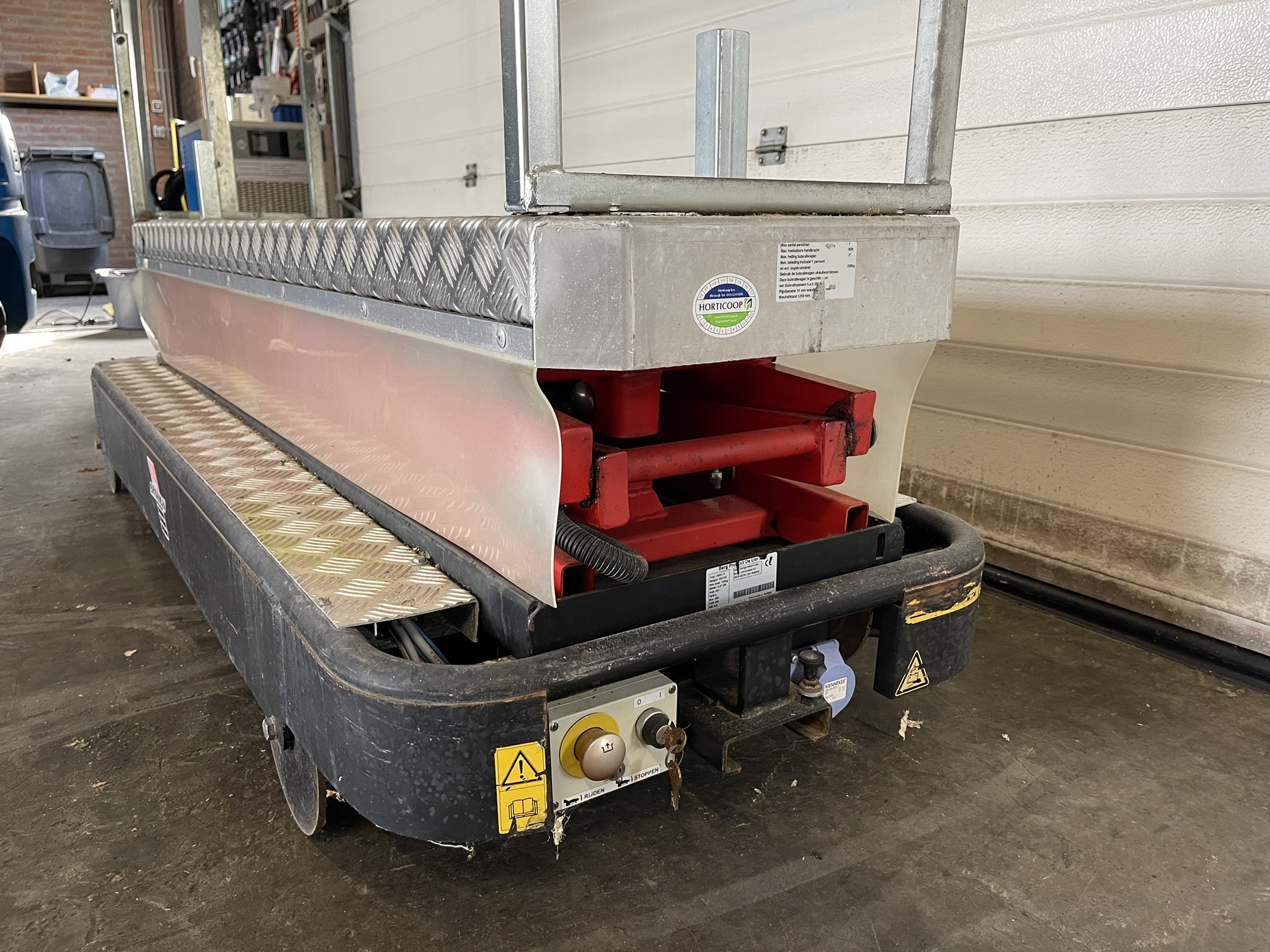 Berg buisrail hoogwerkers