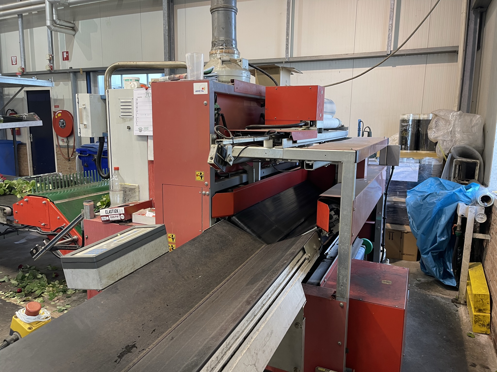 Aweta rozensorteermachine incl. IRISS sorteer systeem & sealer