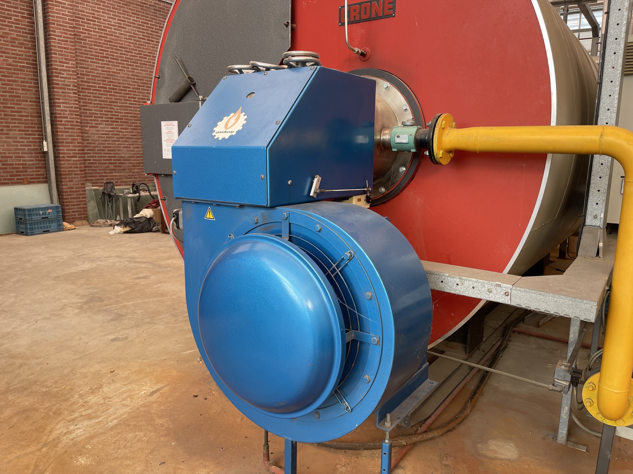 Crone boiler installation