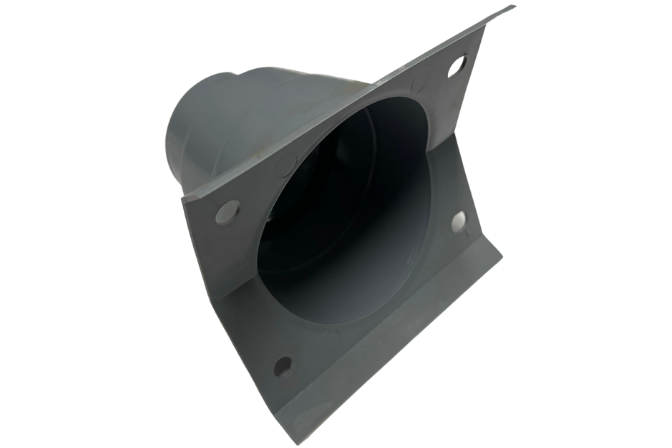 Gutter water outlet PVC inside