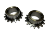 Chain coupling ventilation motor
