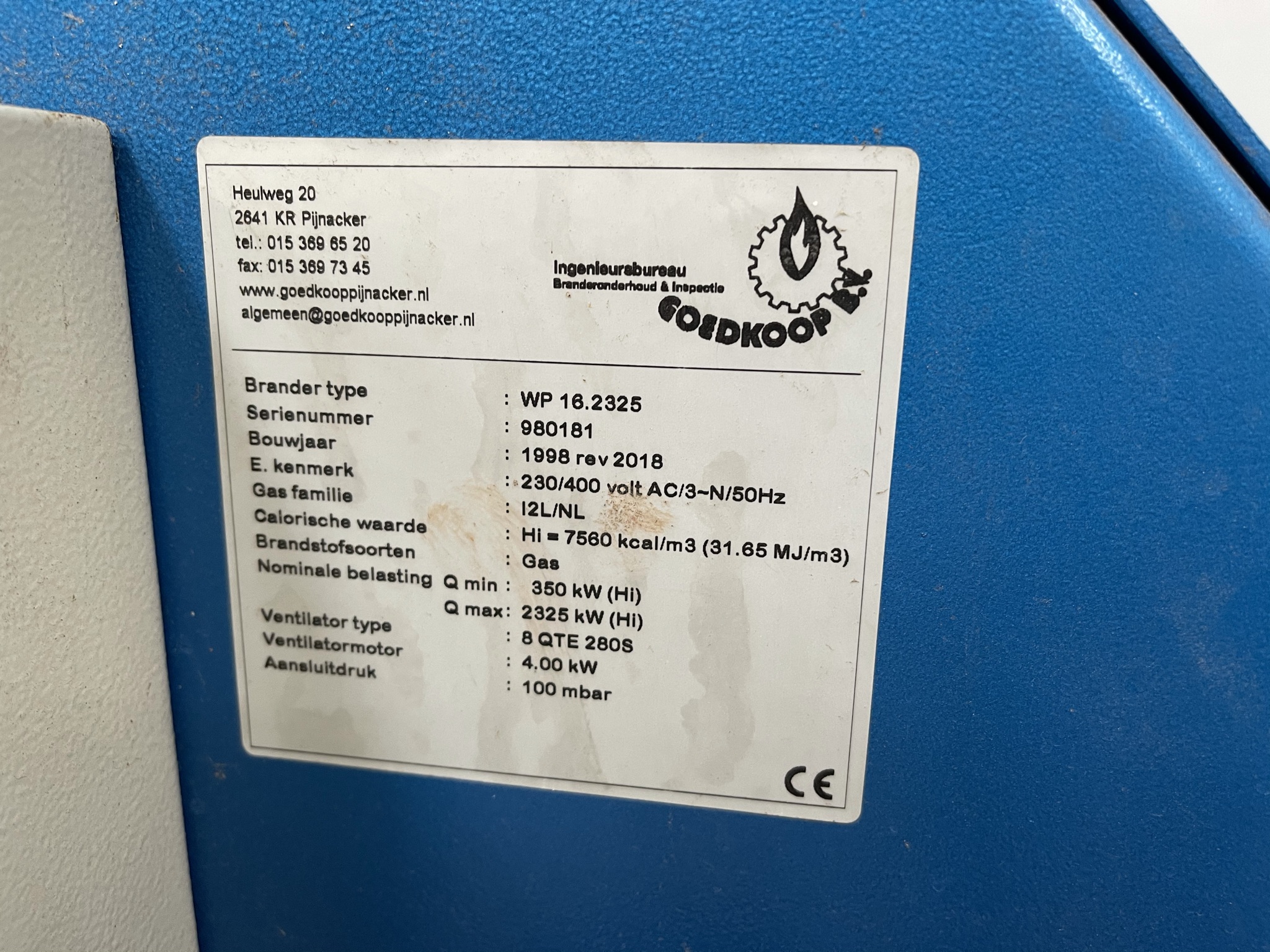 Goedkoop B.V. Burner set