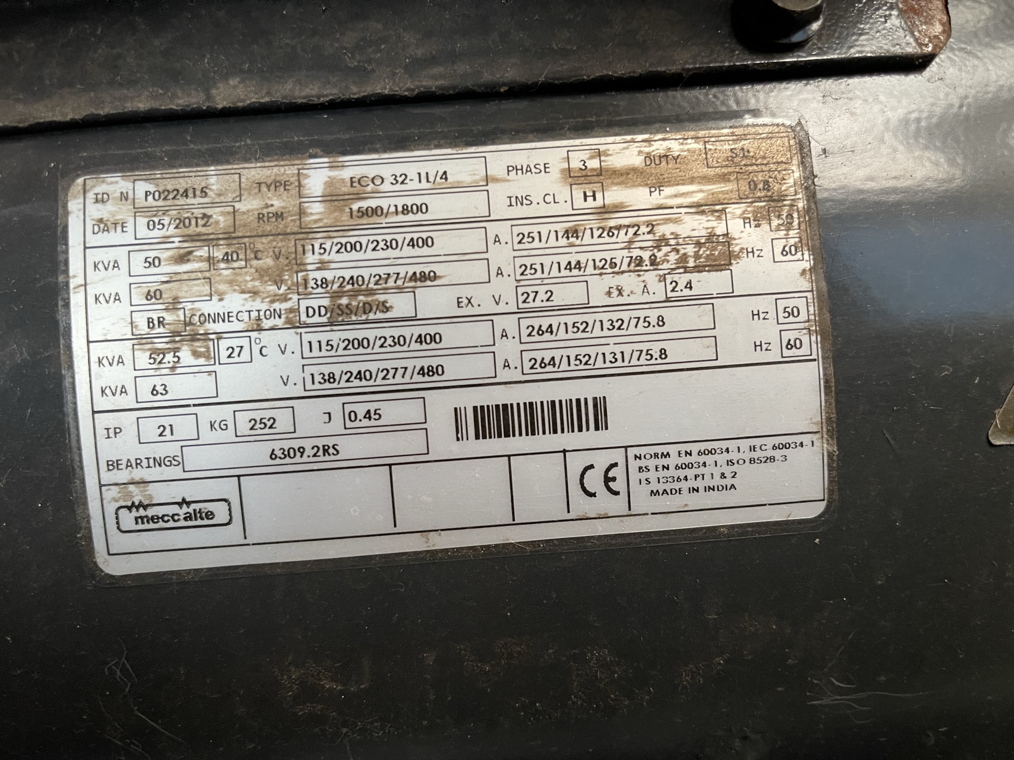 FPT  diesel generator