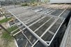 Aluminium mobile containers with mesh bottom