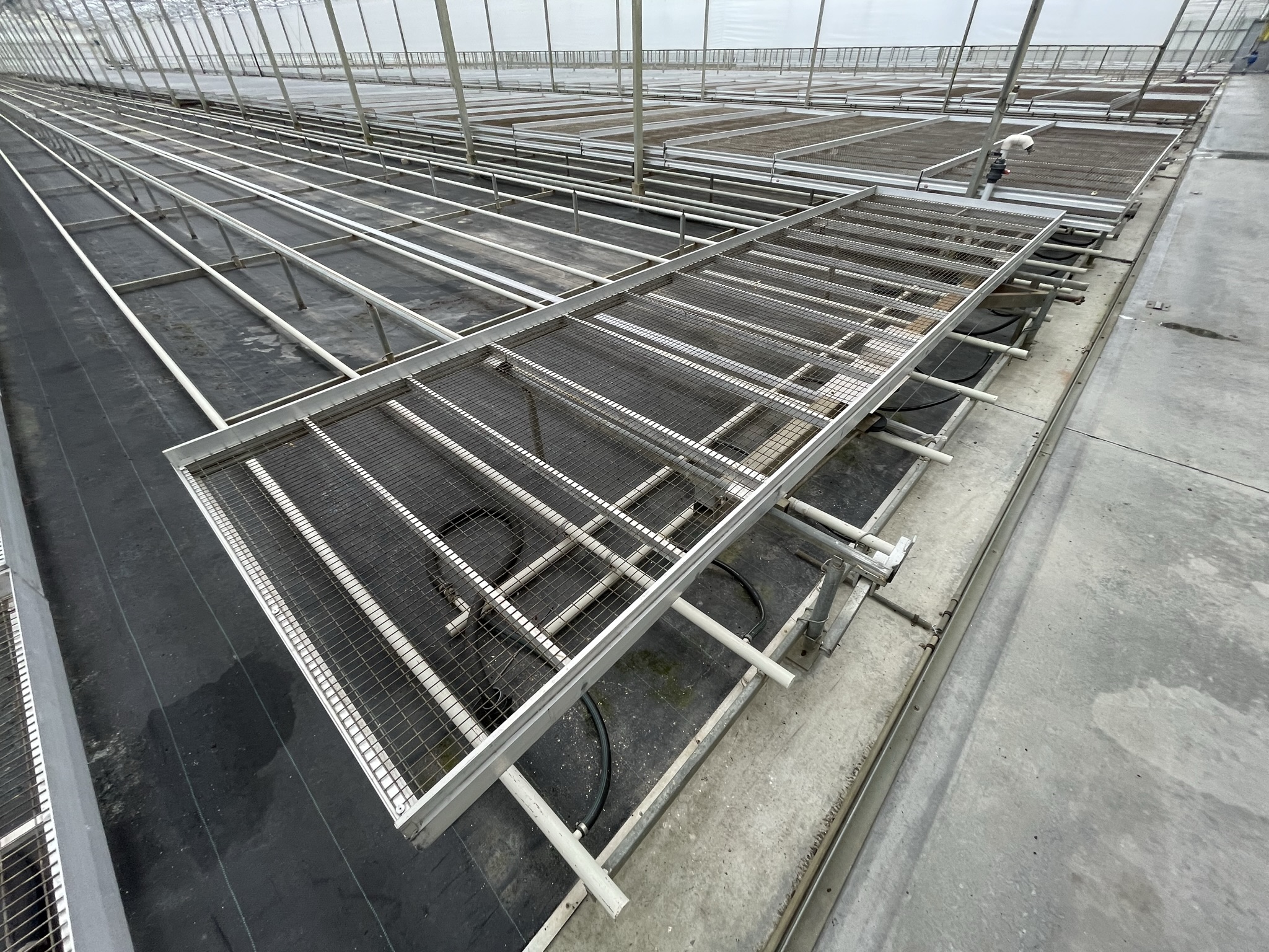 Aluminium rolcontainers met gaasbodem