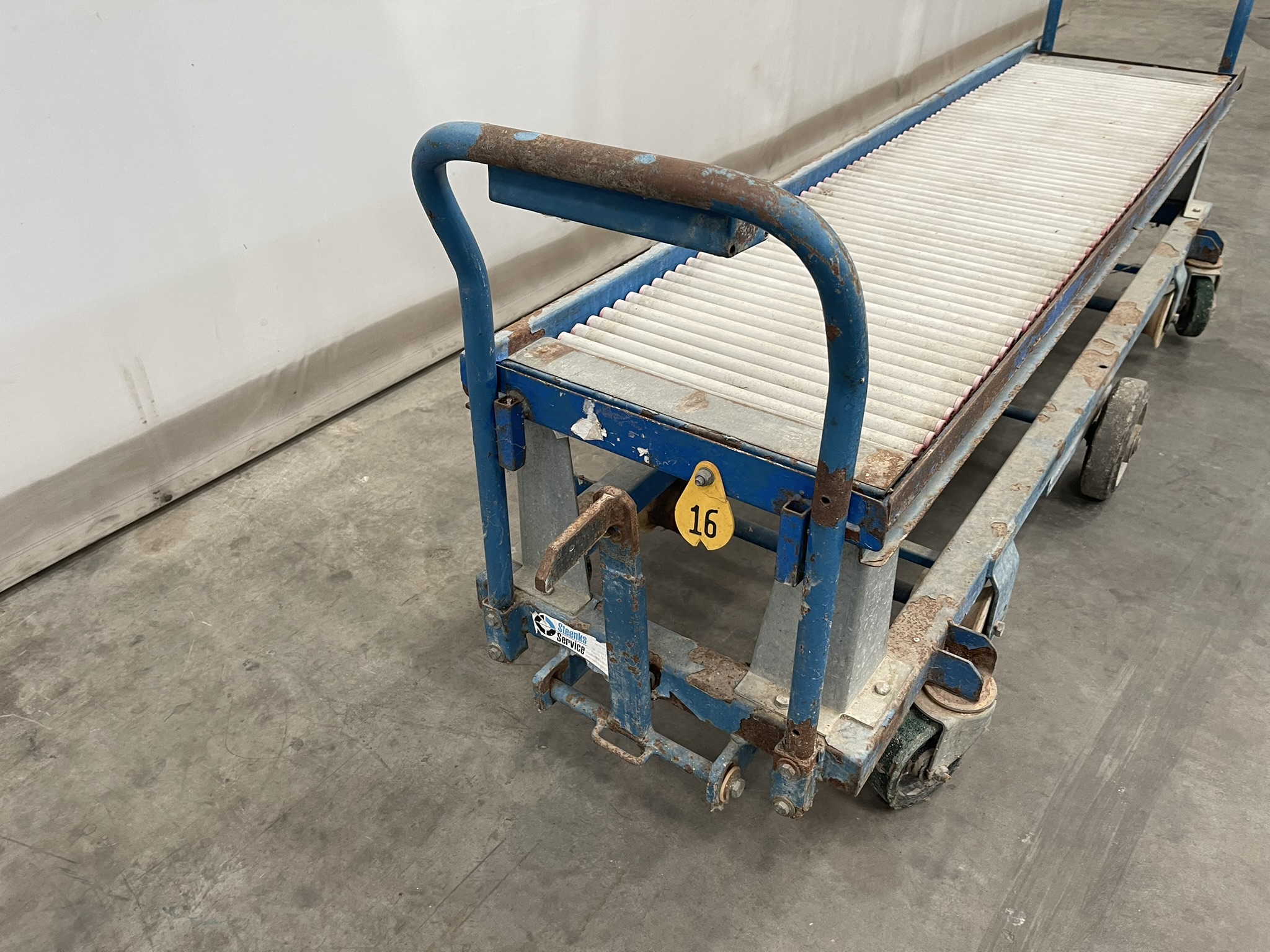 Koppelbare buisrail oogstwagens