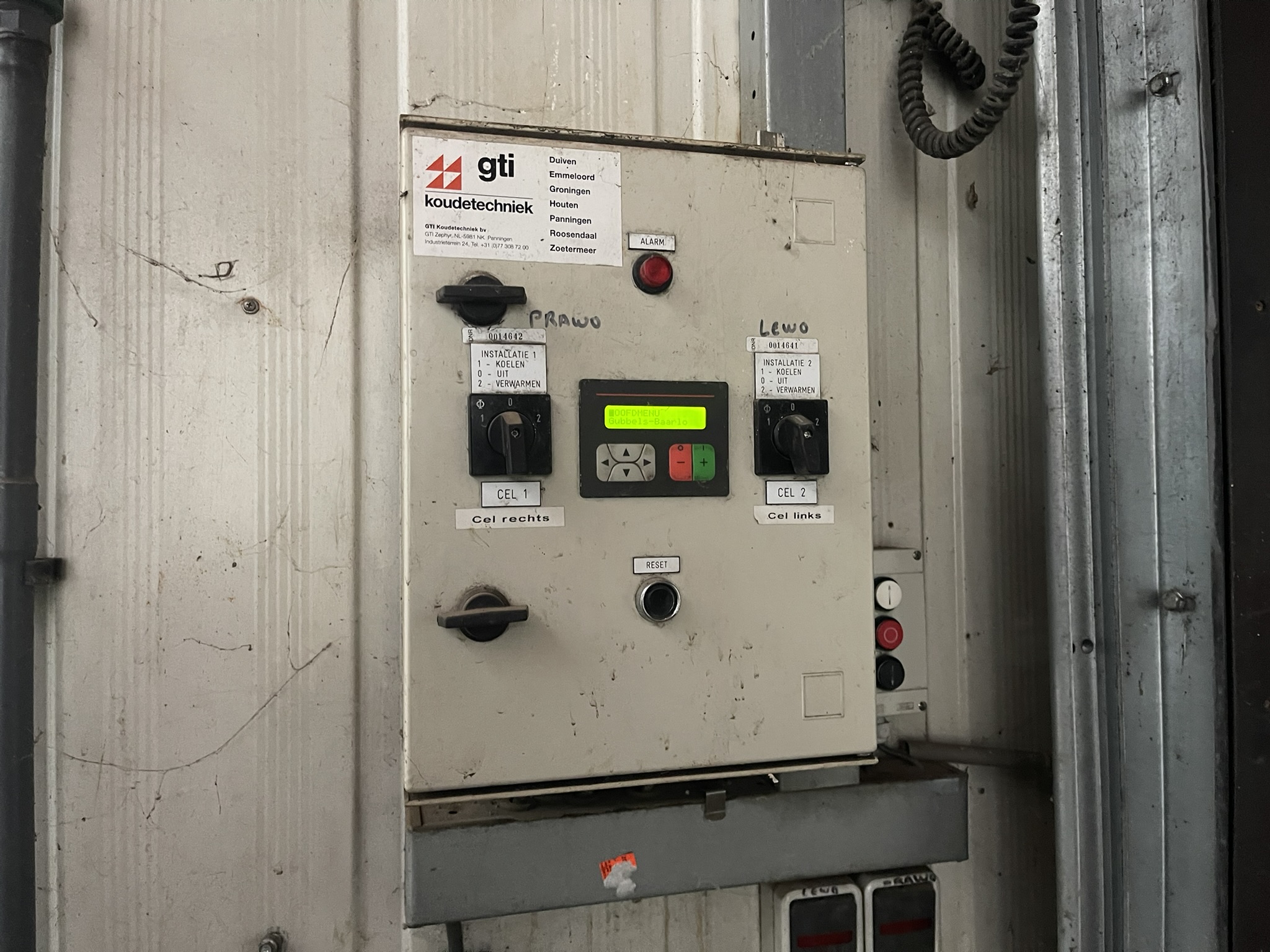 Cooling room 336 m³ / 72 m²