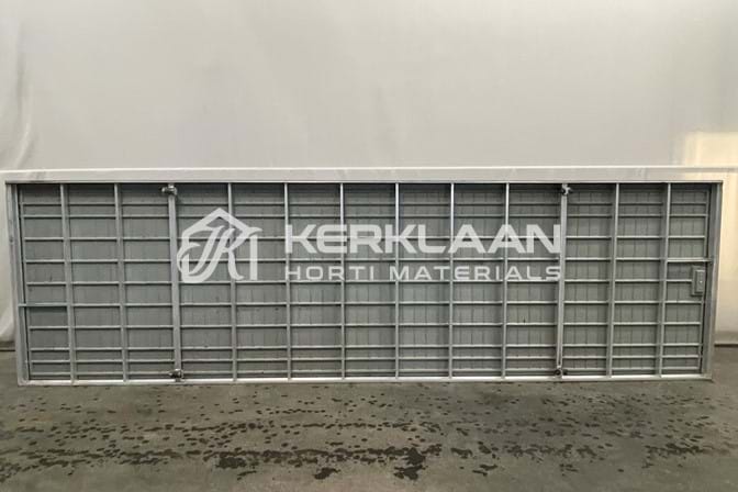 Aluminium rolcontainers met plastic eb en vloedbodem