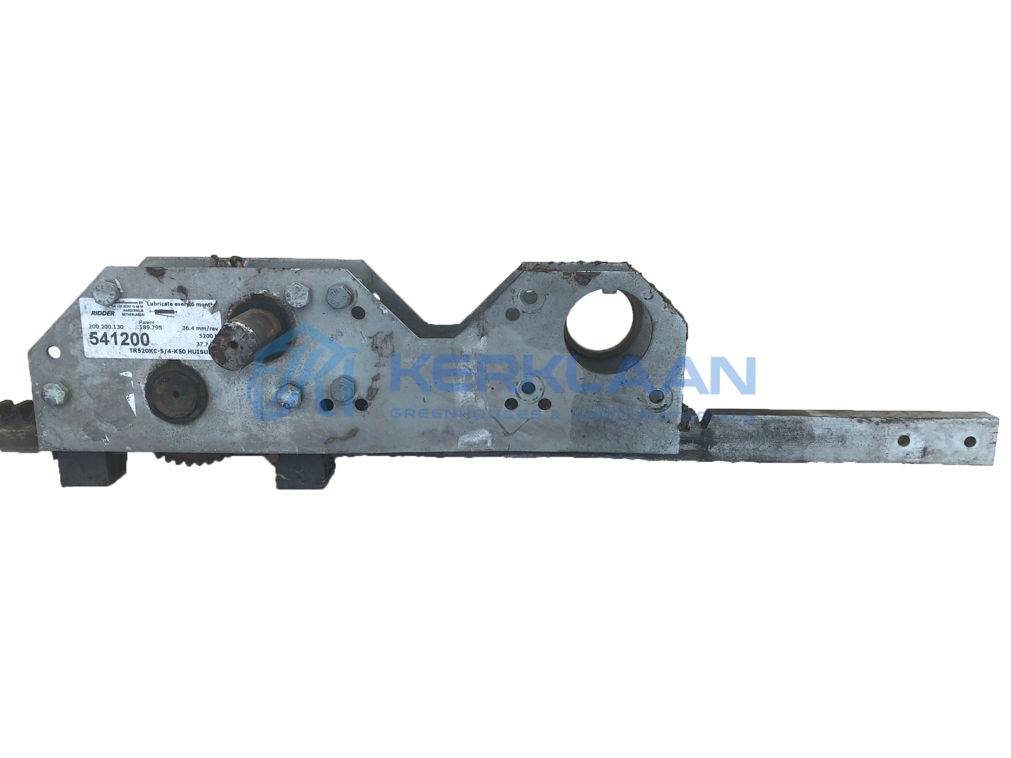 De Ridder rack pinion mechanisms