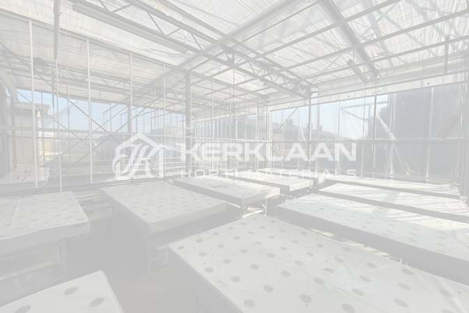 Complete turnkey test greenhouse 240 m²