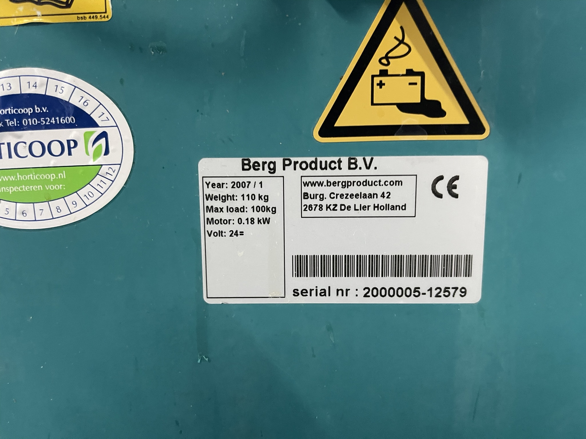 Berg pipe rail trolleys