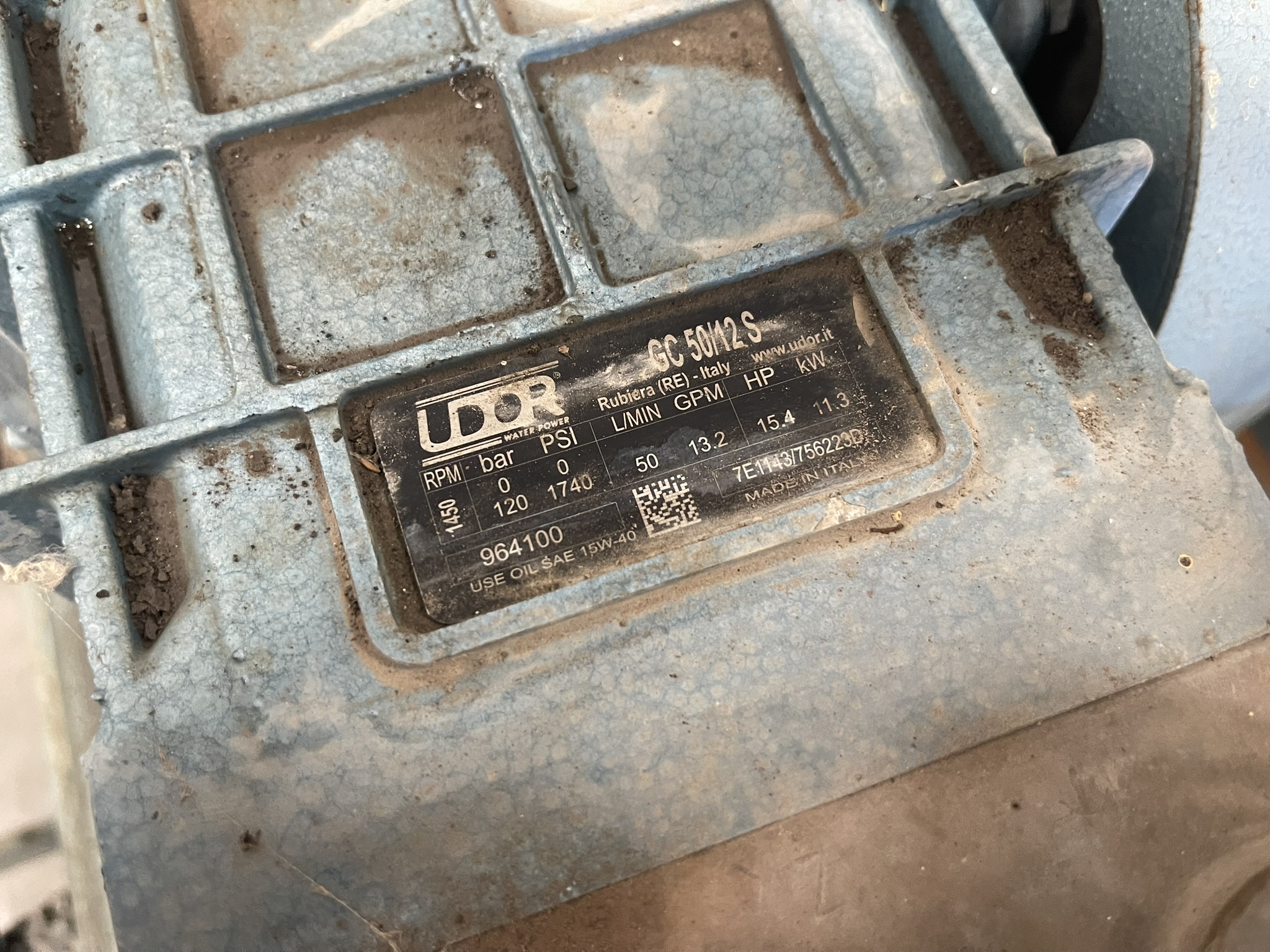 Empas spuitkar 600 liter incl. slanghaspel