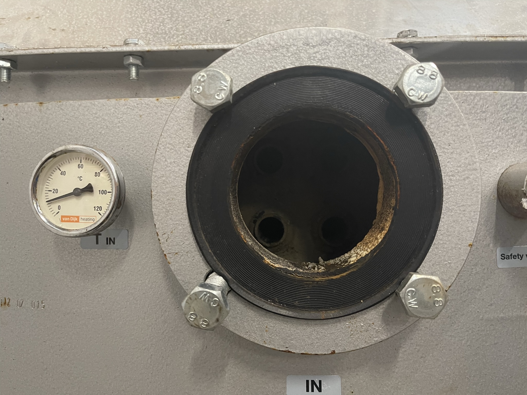 Flue gas condenser Van Dijk Heating