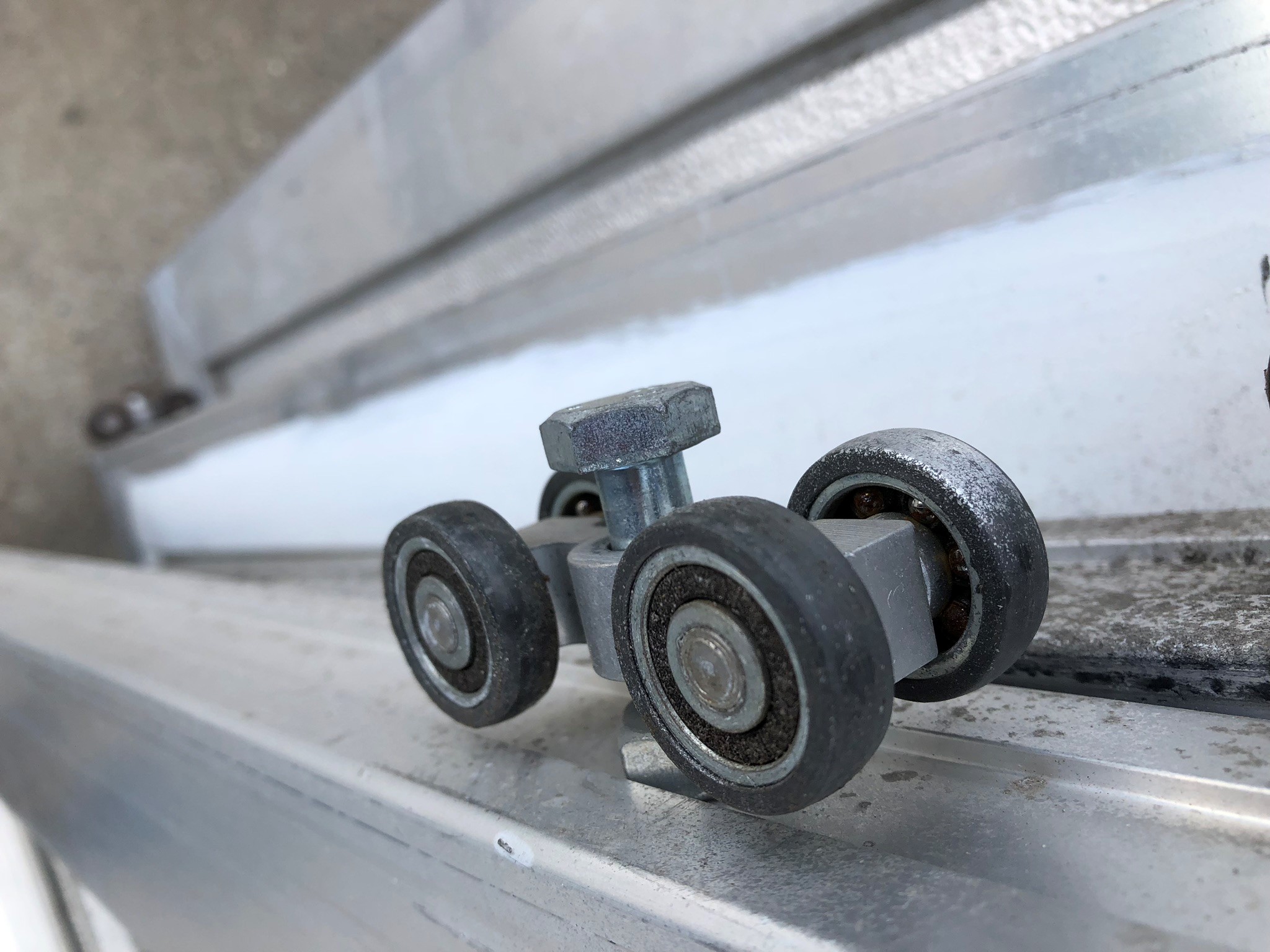 Several sliding doors