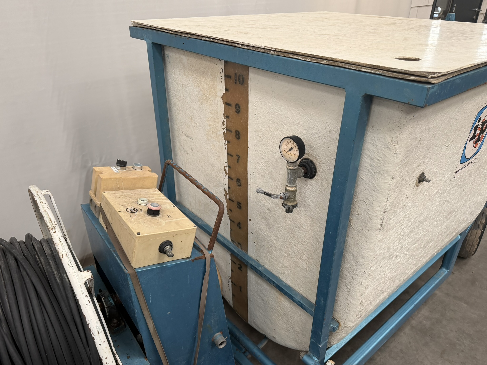 Imovilli pompe spray cart 1.000 liters incl. hose reel