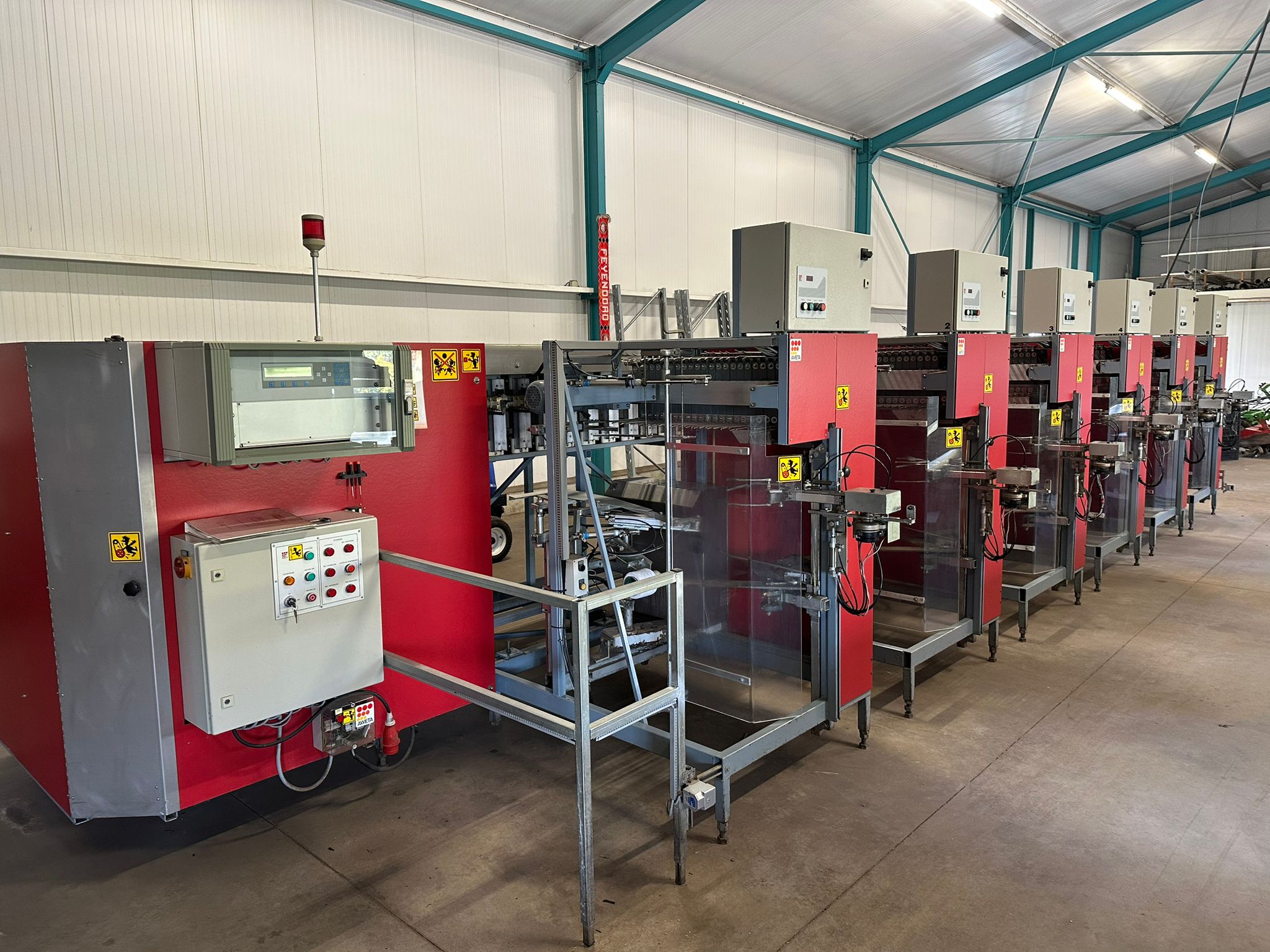 Aweta rozensorteermachine incl. sealer